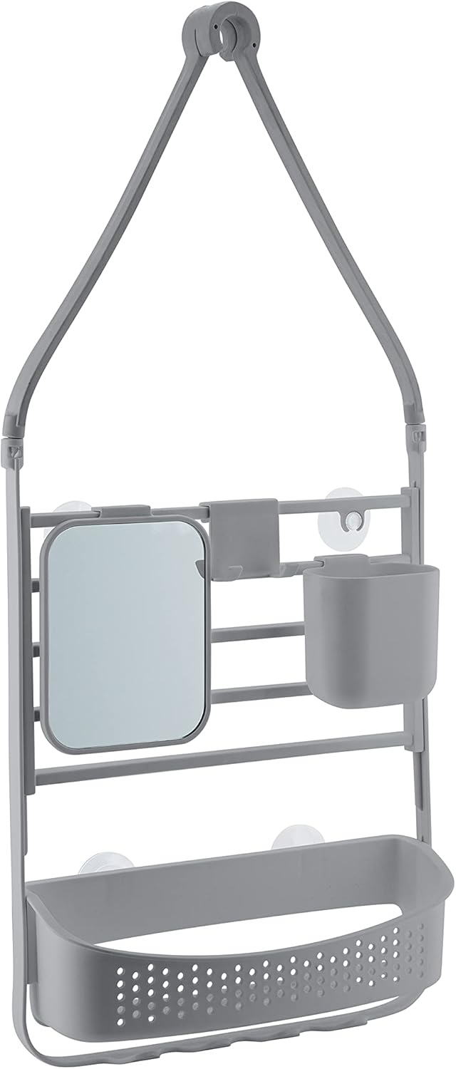 Matte Black Adjustable Shower Caddy Z4220