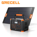 500W Portable Power Station and 100W Solar Panel Charger O941