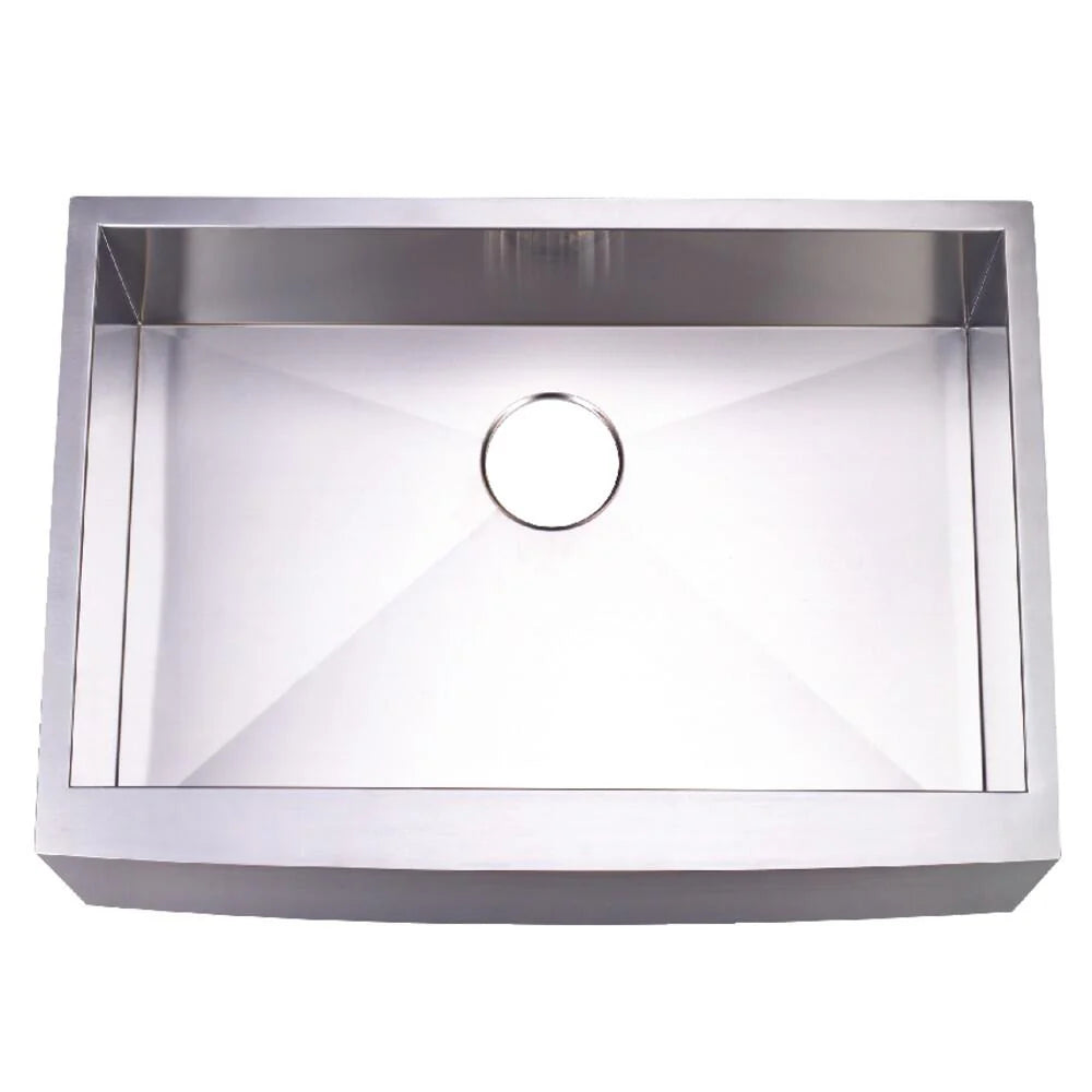 30 Inch Apron Front Farmhouse Single Bowl Kitchen Sink W66438