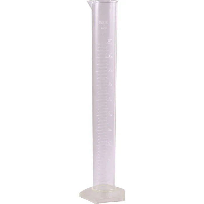 Measuring Cylinder Plastic Clear Graduated 100ml A863