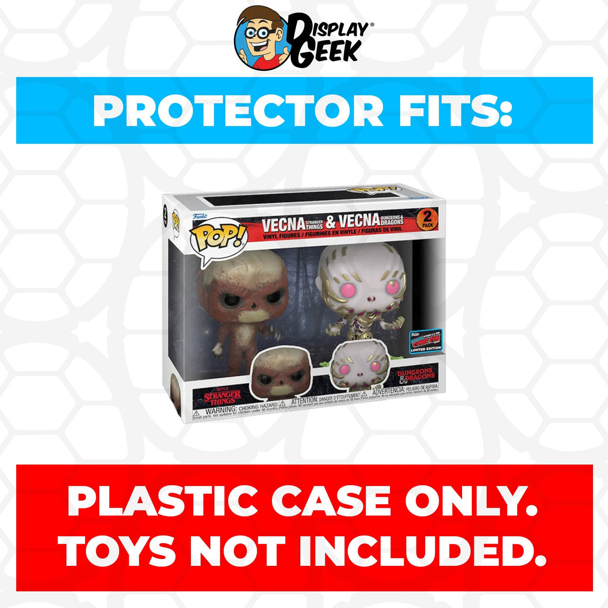 2 Pack Pop Protector for Funko Pop W634