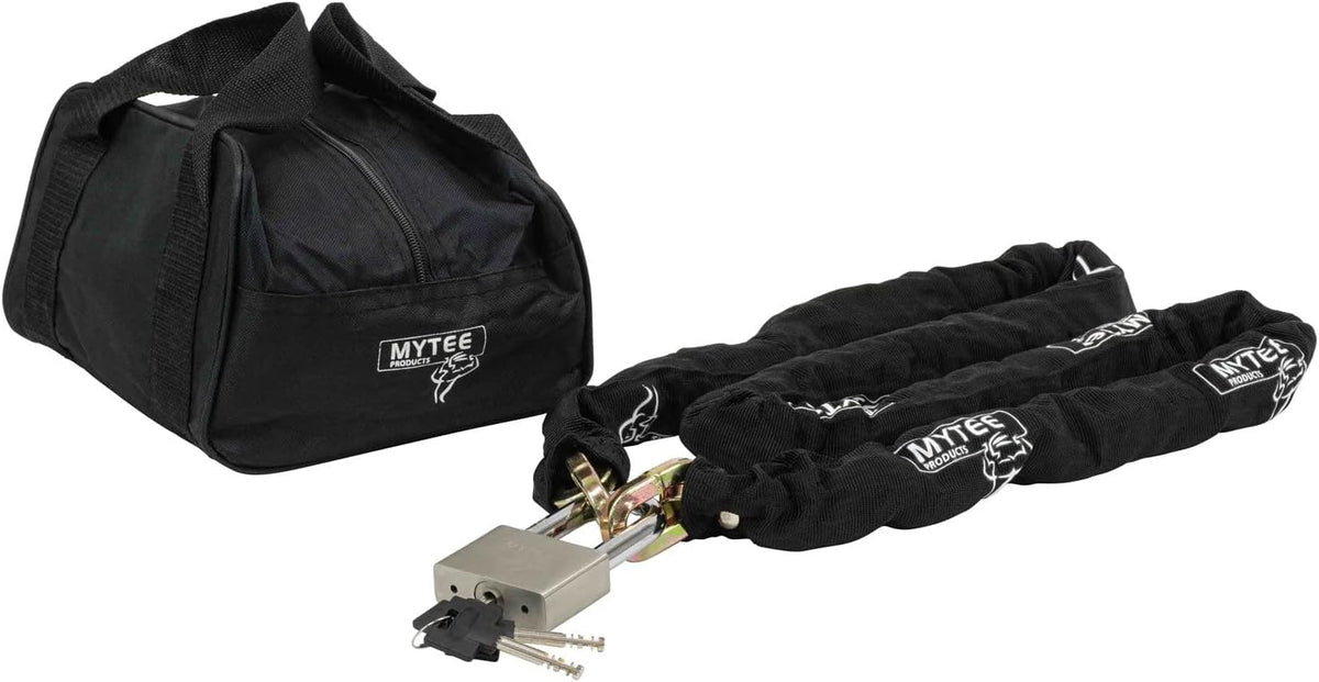 Anti Cut Security Chain and Lock Kit 6 Foot x 3/8 Inch Hardened Chain G923