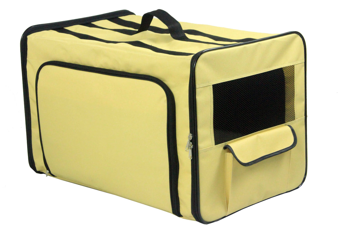 Blue Large Collapsible Pet Dog Crate F436