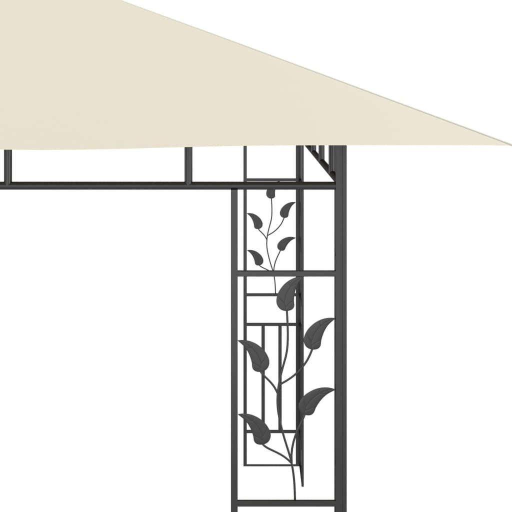 Gazebo with Mosquito Net 13.1'x9.8'x9' Cream B4355