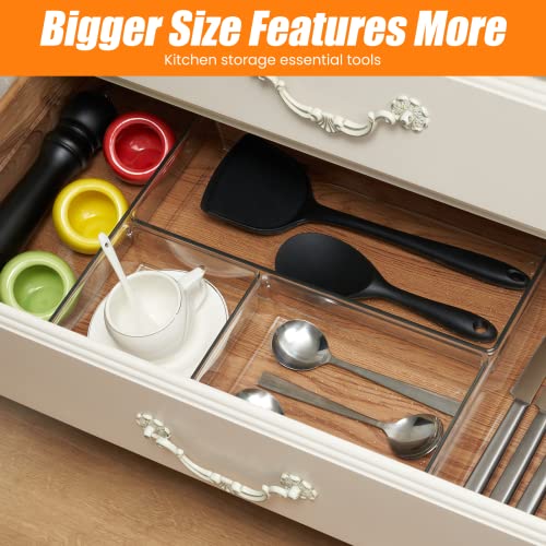 6 Pcs Clear Acrylic Drawer Organizer Set B807