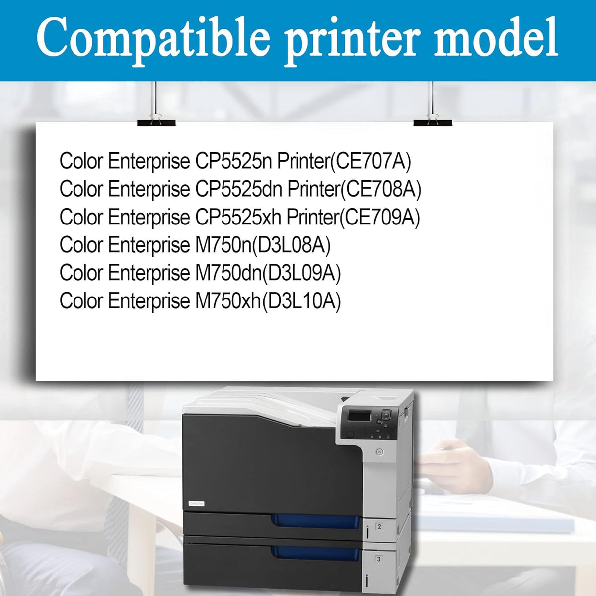 6 Pack Remanufactured Toner Cartridge Replacement A529