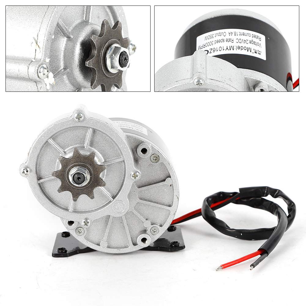 24V 350W Brushed Gear Reduction Motor for E-Bikes Scooters N7681
