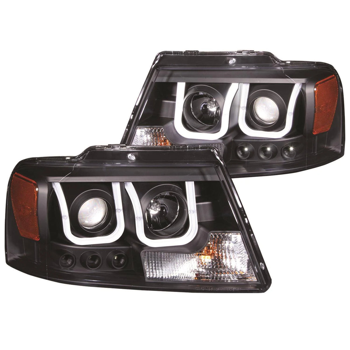 Black Clear Projector Headlights G4196