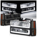 Switchback LED Tube Headlight Assembly with LED Bulbs D2556