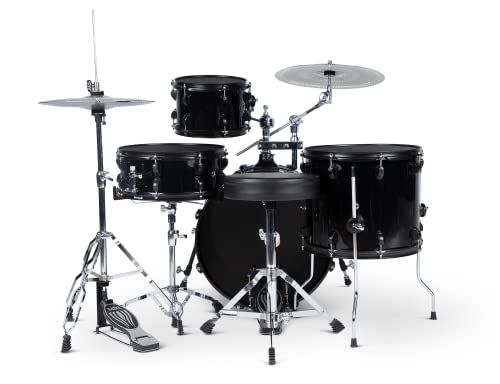 4-Piece Drum Set with Hardware, Cymbals & Throne H60600