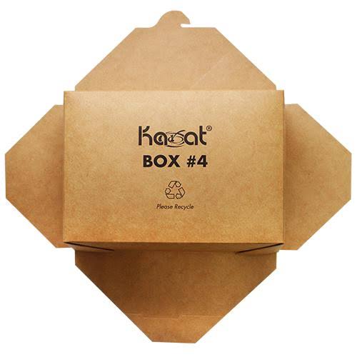 Kraft Fold-To-Go Boxes, 110 oz, Case of 160 U4982