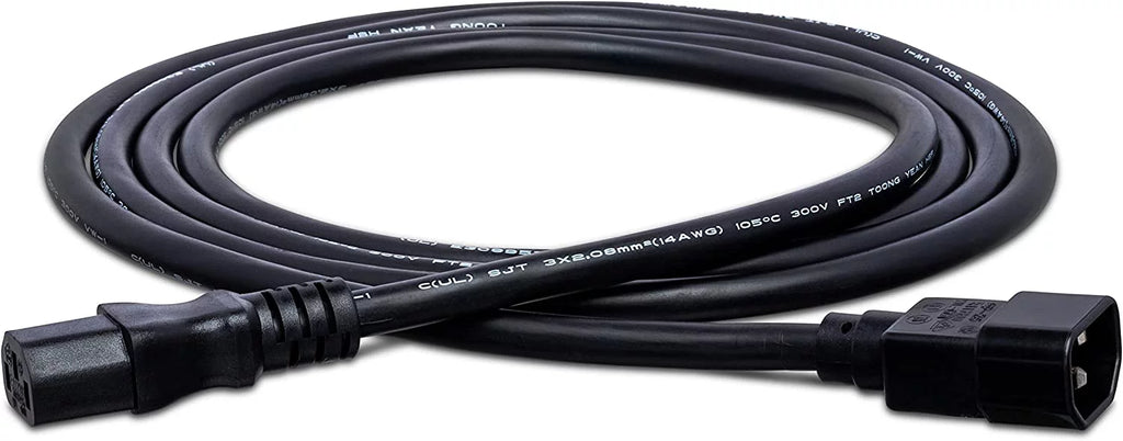IEC C14 to IEC C13 Power Extension Cord, 8 Feet E868