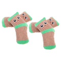 2 Pairs Plush Dog Teething Socks E569