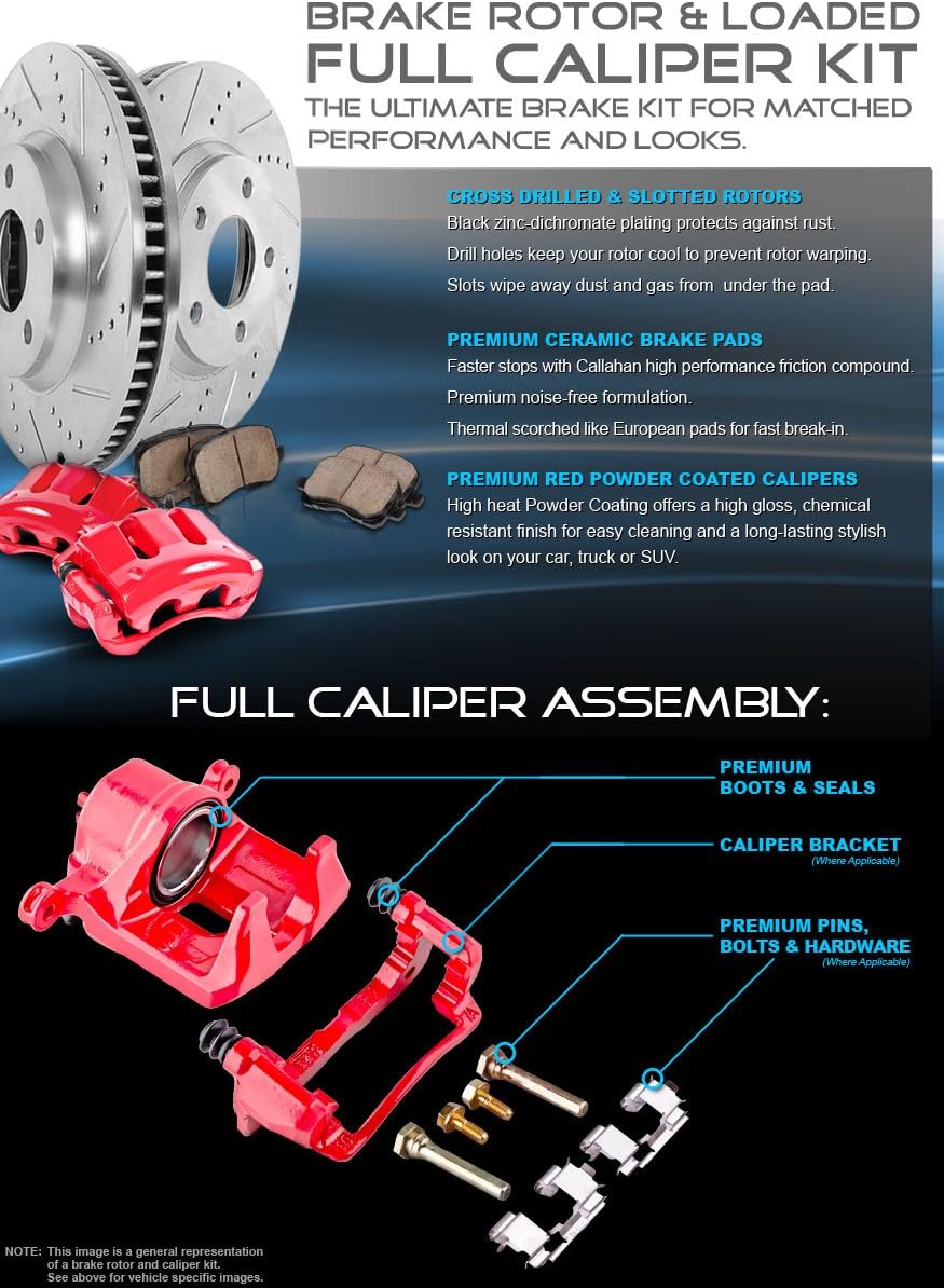 Premium OE Brake Disc Rotors and Metallic Brake Pads N916
