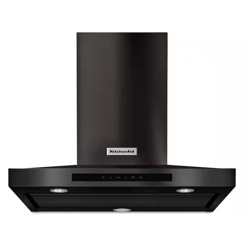 600 CFM Convertible Wall Mount Range Hood in Black Stainless T378