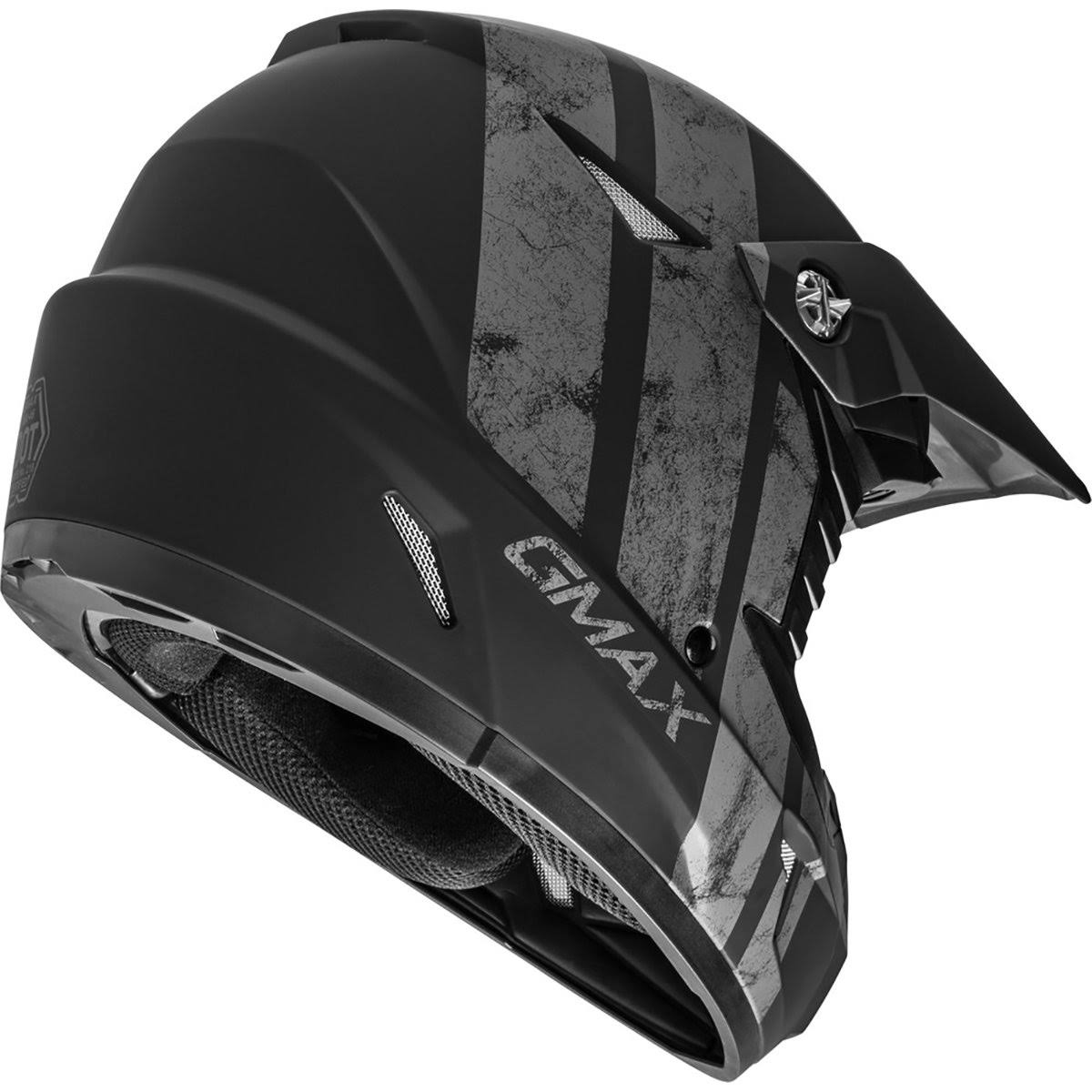 Matte Black/White/Red Off-Road Helmet Medium Q930321
