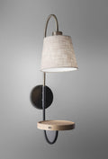 Brass Metal Fabric Wall Lamp Y479457