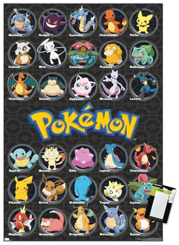 Pokémon Wall Poster 22.375" x 34" Unframed J490