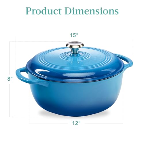 6 Quart Enamel Cast-Iron Round Dutch Oven G4188