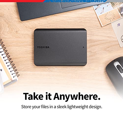 2TB Portable External Hard Drive USB 3.0 Black A493