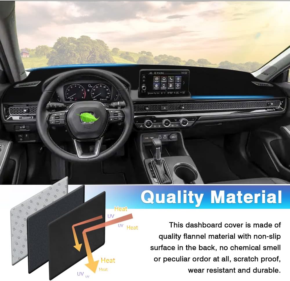 Custom Fit Dashboard Cover Mat Carpet Flannel Dash Cover Pad P8330