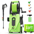 Electric Pressure Washer 5000 PSI 4.0 GPM with 33ft Hose, 4 Nozzle and Foam Cannon, Green M92772