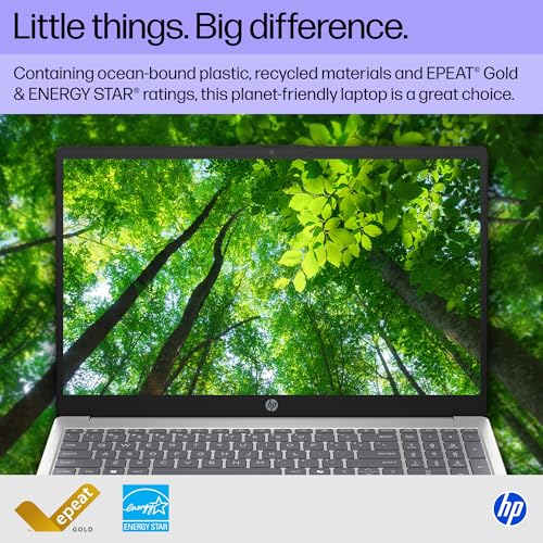 15.6 inch Laptop, HD Touchscreen Display, AMD Ryzen 3 7320U, 8 GB RAM, 256 GB SSD, AMD Radeon Graphics, Windows 11 Home, Natural Silver A359763
