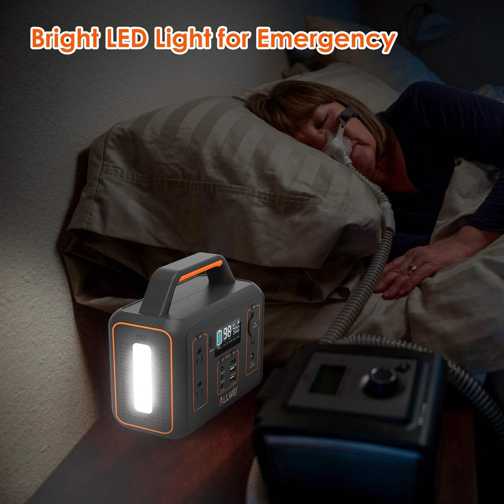 280Wh Portable Power Station with USB-C PD60W Q895