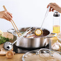 Stainless Steel Shabu Hot Pot Compatible Pot U854220