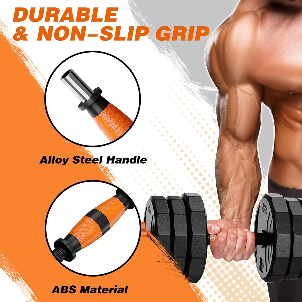 44LB 4 in 1 Adjustable Weight Dumbbell Set R603899