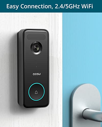 5MP Wireless Video Doorbell with Homebase W111412