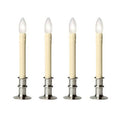 4 Piece Battery Window Candle Brushed Nickel Z79995