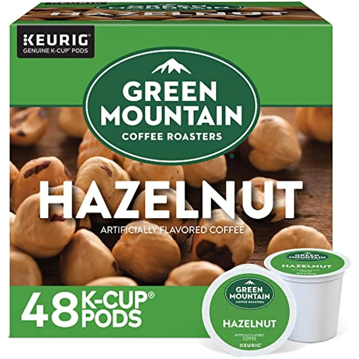48 Count Light Roast Hazelnut Coffee K-Cup Pods F451088