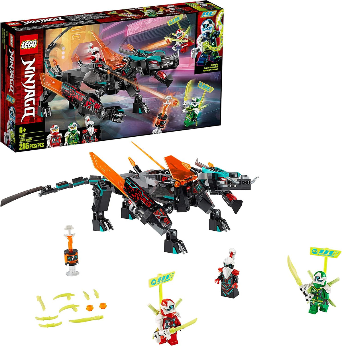 Lego Ninja Toy Building Kit (286 Pieces) K4889