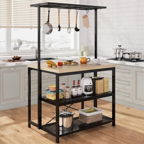 3 Tier Microwave Stand Oven Shelf with Power Outlet O630412