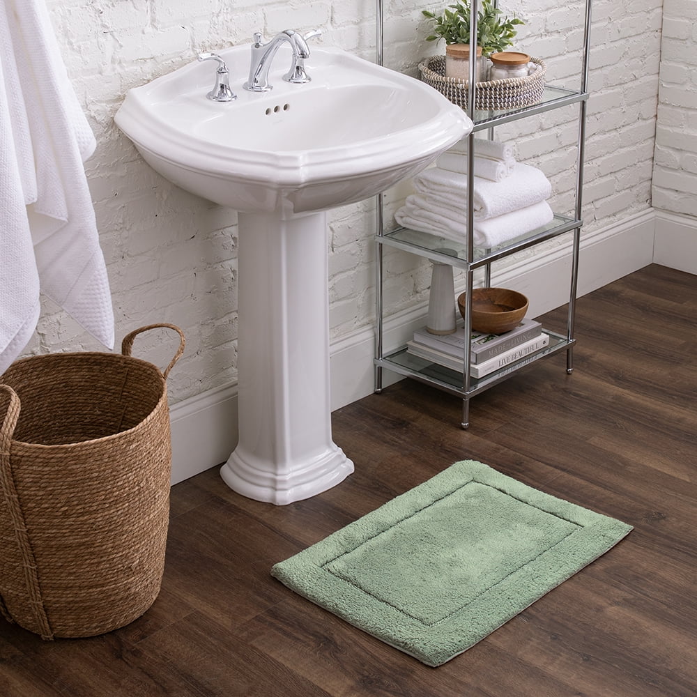 Cotton Bath Mat, Seaglass, 2' 3" x 3' 9" H280