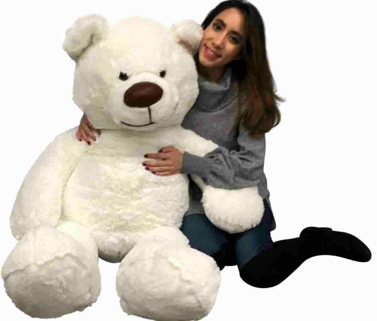 White 5 Feet Tall Plush Stuffed Animal T37345