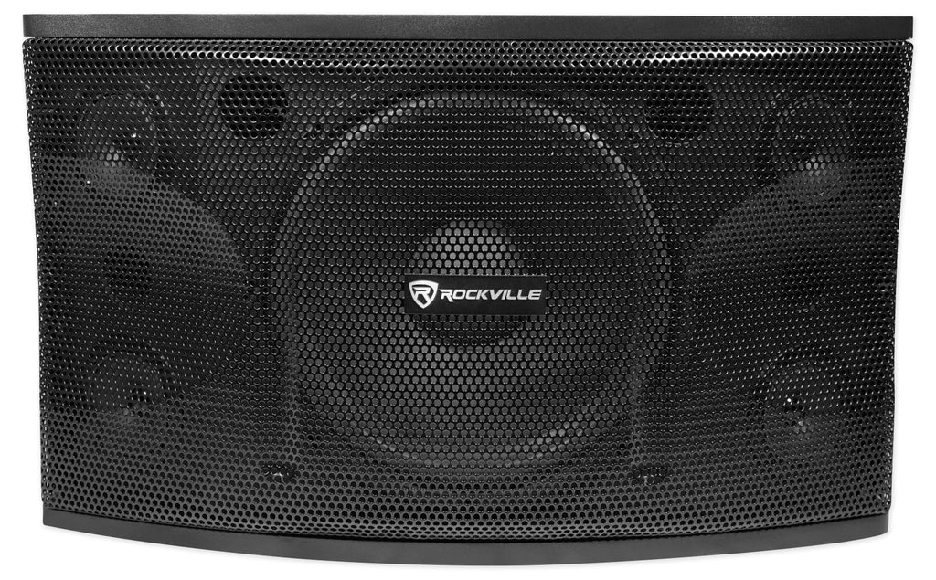 12" 3-Way 1600w Karaoke Speakers with Amplifier and Wireless Mics U765