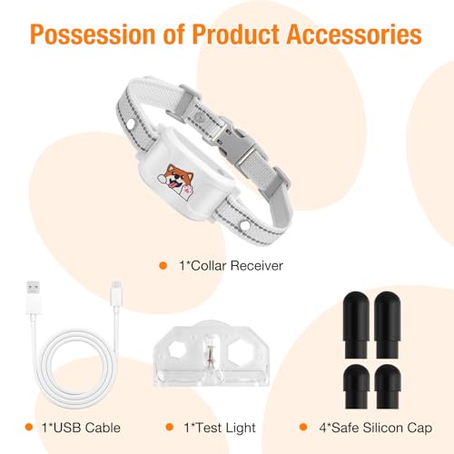 Wireless Dog Fence & Training Collar, White J834919