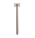 Satin Chrome Ceiling Shower Arm with Square Base L3990