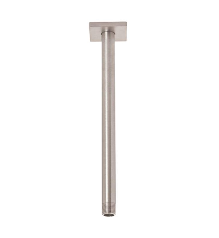Satin Chrome Ceiling Shower Arm with Square Base L3990