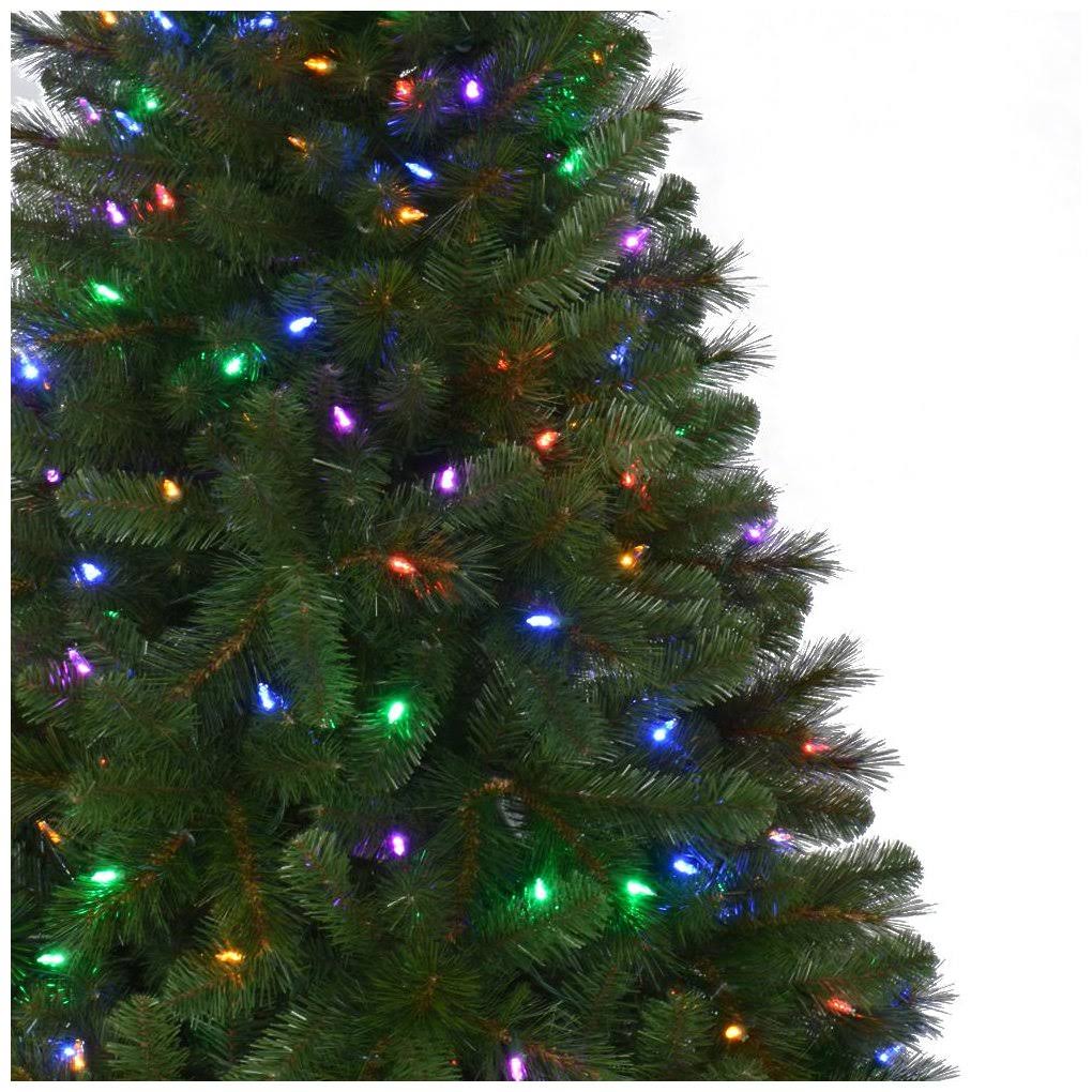 7.5 ft Pre-Lit LED Slim Artificial Christmas Tree N692