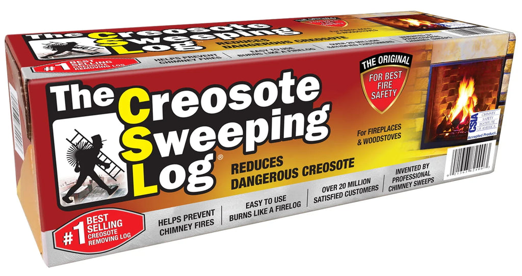 Creosote Sweeping Log for Fireplaces and Woodstoves X31497