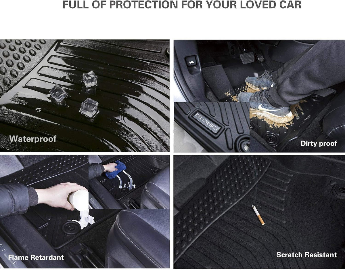Car Floor Mats Waterproof Non-Slip Two Row Q60991