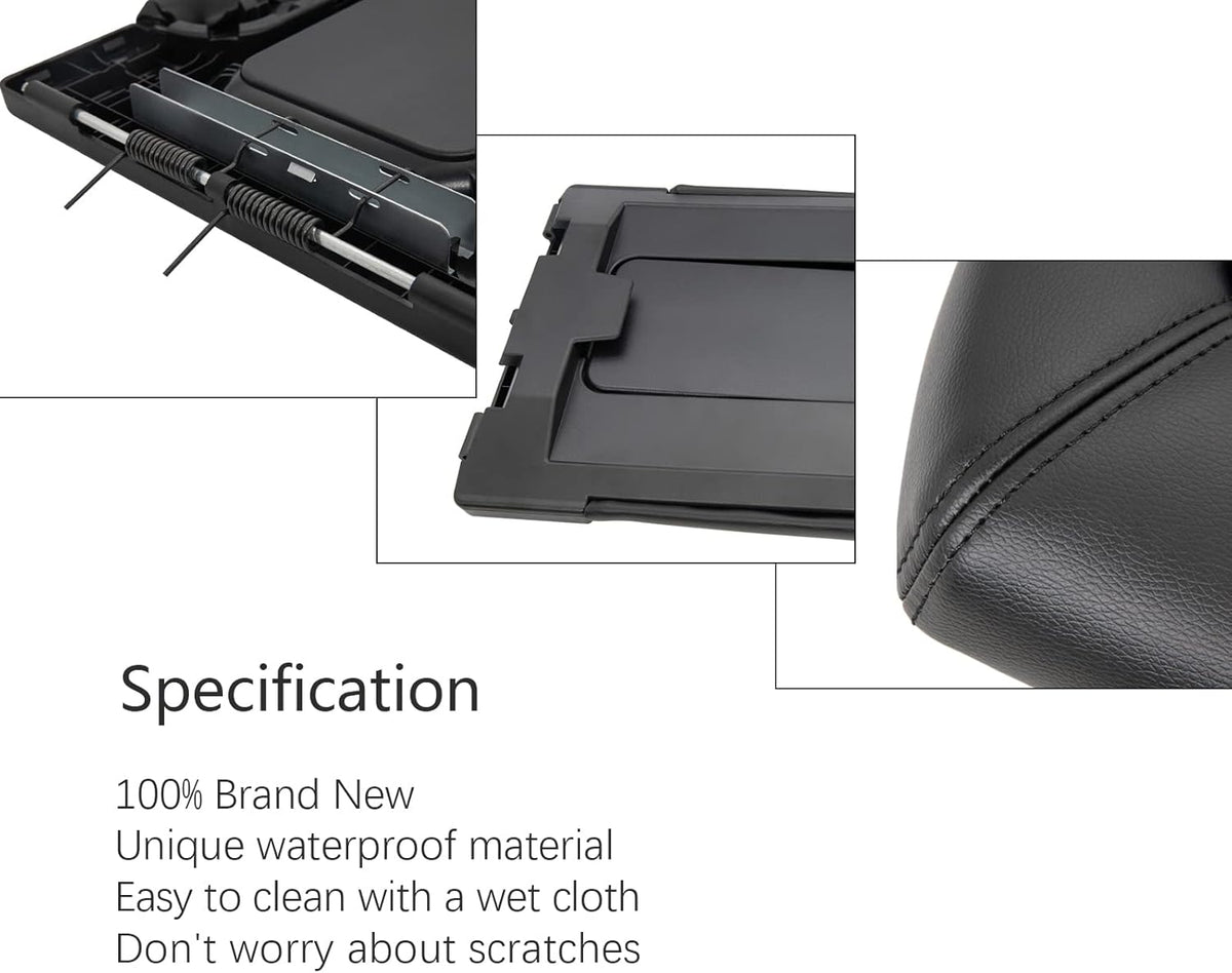 Center Console Lid Repair Kit Black H89128