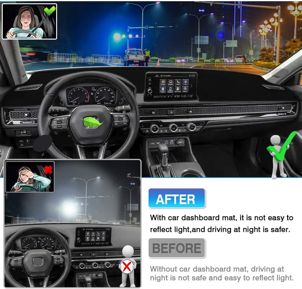 Custom Fit Dashboard Cover Mat Carpet Flannel Dash Cover Pad P8330