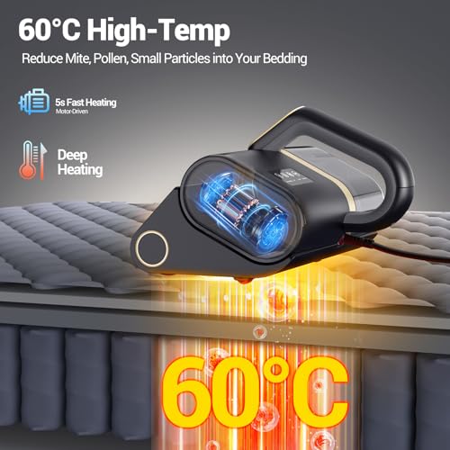 16Kpa Suction 500W Mattress Vacuum Cleaner with HEPA Filter O3923