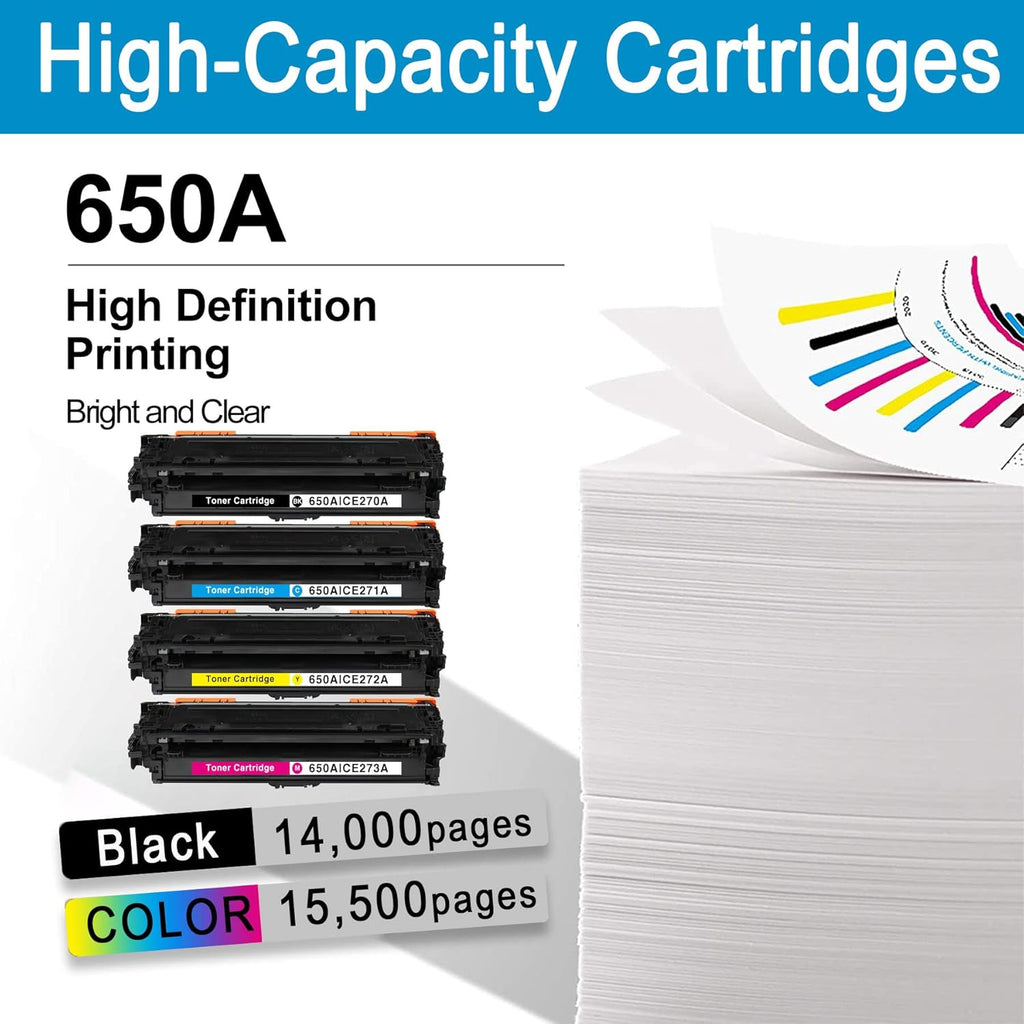 6 Pack Remanufactured Toner Cartridge Replacement A529