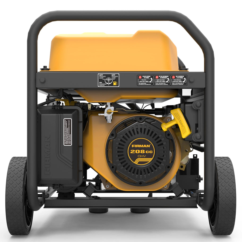 Gas Powered 4550-3650W Portable Generator with Wheel Kit N1577