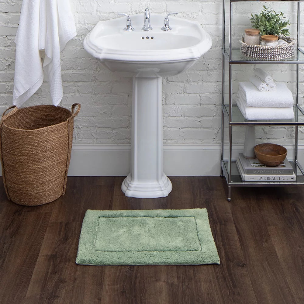 Cotton Bath Mat, Seaglass, 2' 3" x 3' 9" H280